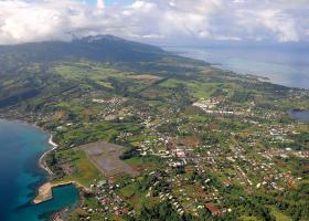 Vue aérienne d'Afaahiti. © Commune de Taiarapu-Est